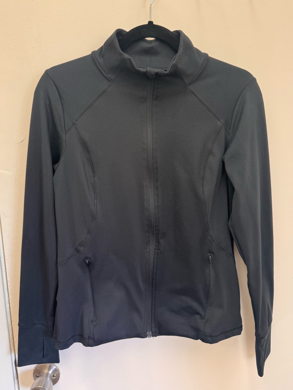 Black all in motion workout jacket